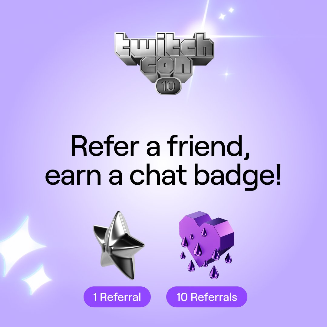 TwitchCon Badges Image