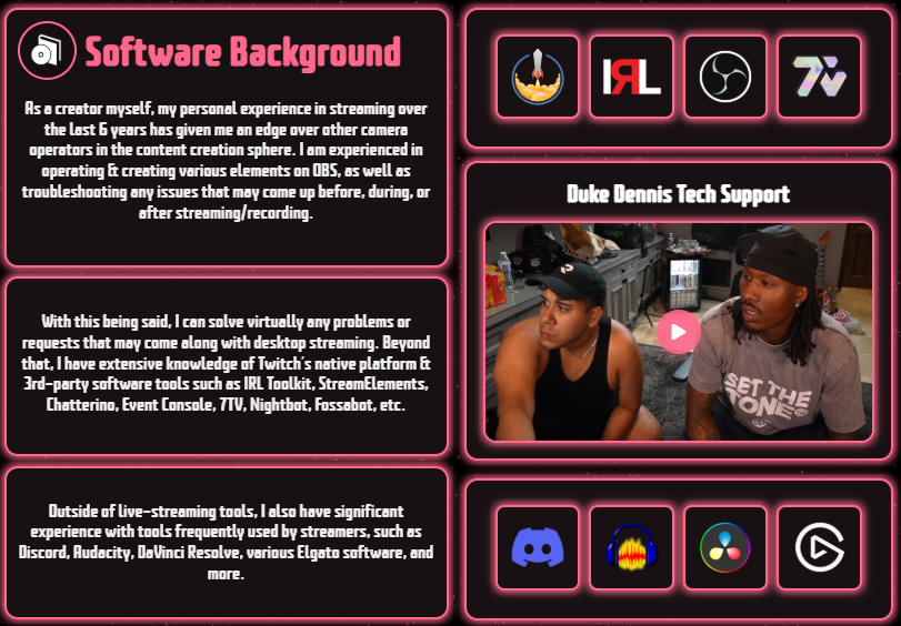 Software Section